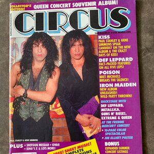 Vintage Rock Magazine CIRCUS - 1992